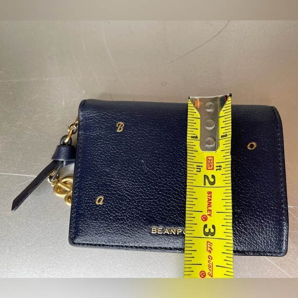 Beanpole Women’s Leather Card Wallet Purse Black with Zipper Charm - Picture 5 of 5